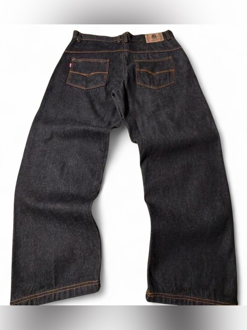 Joker Black Y2K Baggy Jeans Size 40 / 38 Measurements